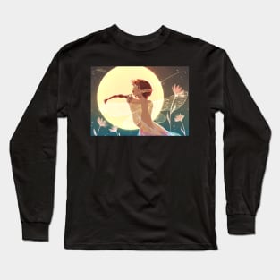 fairy under the moon Long Sleeve T-Shirt